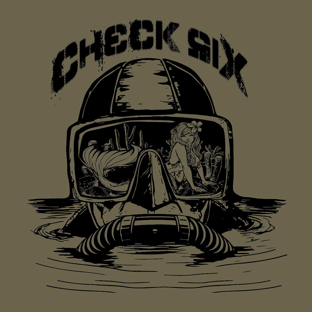 Check Six With Scuba Mask T-Shirt