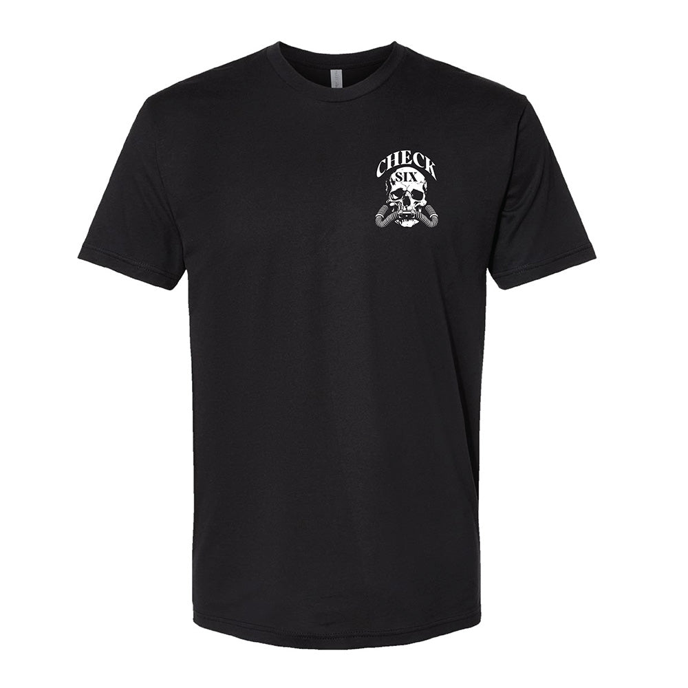 Check Six With Skull Scuba T-Shirt