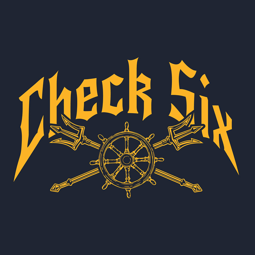 Check Six With Trident T-Shirt